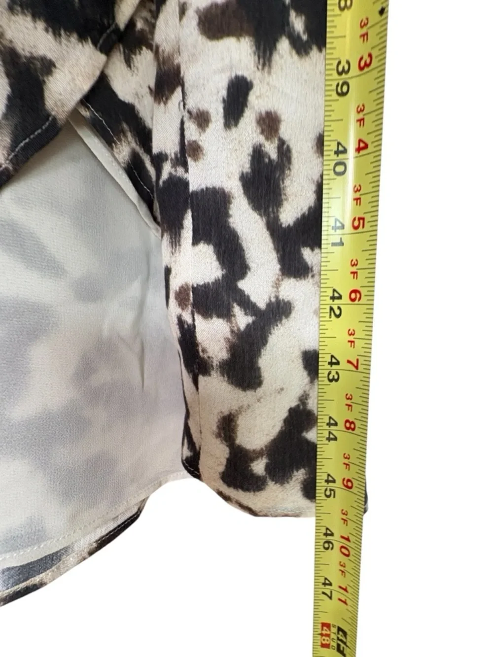 Rails Tyra Blurred Cheetah Faux Wrap Midi Dress • Size XS • MSRP $268